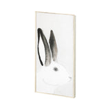 Rabit Gazing I by Mercana Studio a Hand Embellished Textured Framed Art Print by Mercana at Eve Furniture