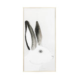 Rabit Gazing I by Mercana Studio a Hand Embellished Textured Framed Art Print by Mercana at Eve Furniture