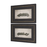 Race Day (Set of 2) by Mercana Studio a Hand Embellished Framed Art Print by Mercana at Eve Furniture