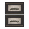 Race Day (Set of 2) by Mercana Studio a Hand Embellished Framed Art Print by Mercana at Eve Furniture