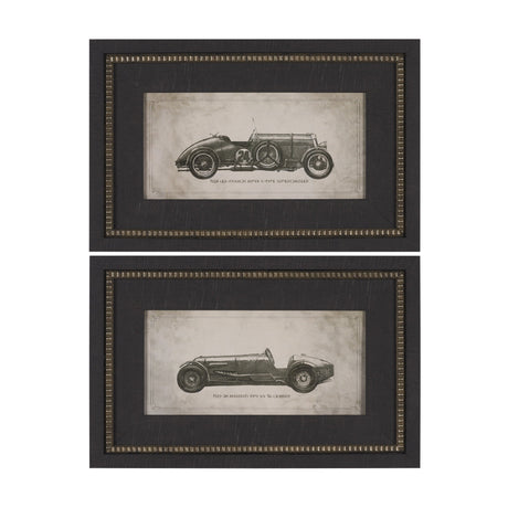 Race Day (Set of 2) by Mercana Studio a Hand Embellished Framed Art Print by Mercana at Eve Furniture