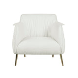 Rachael White Accent Chair by Homelegance at Eve Furniture