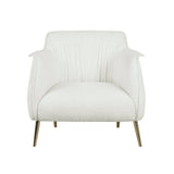 Rachael White Accent Chair by Homelegance at Eve Furniture