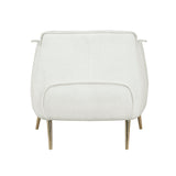 Rachael White Accent Chair by Homelegance at Eve Furniture