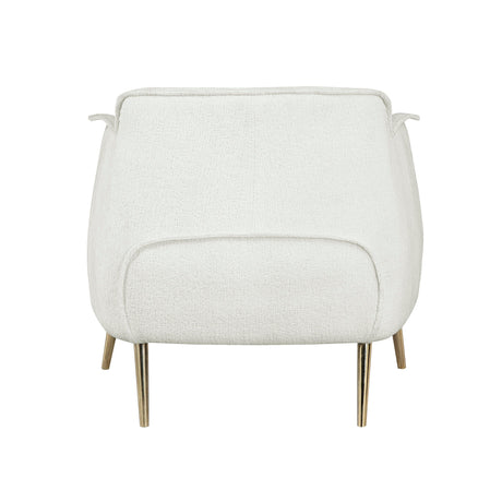 Rachael White Accent Chair by Homelegance at Eve Furniture