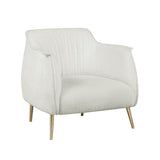 Rachael White Accent Chair by Homelegance at Eve Furniture