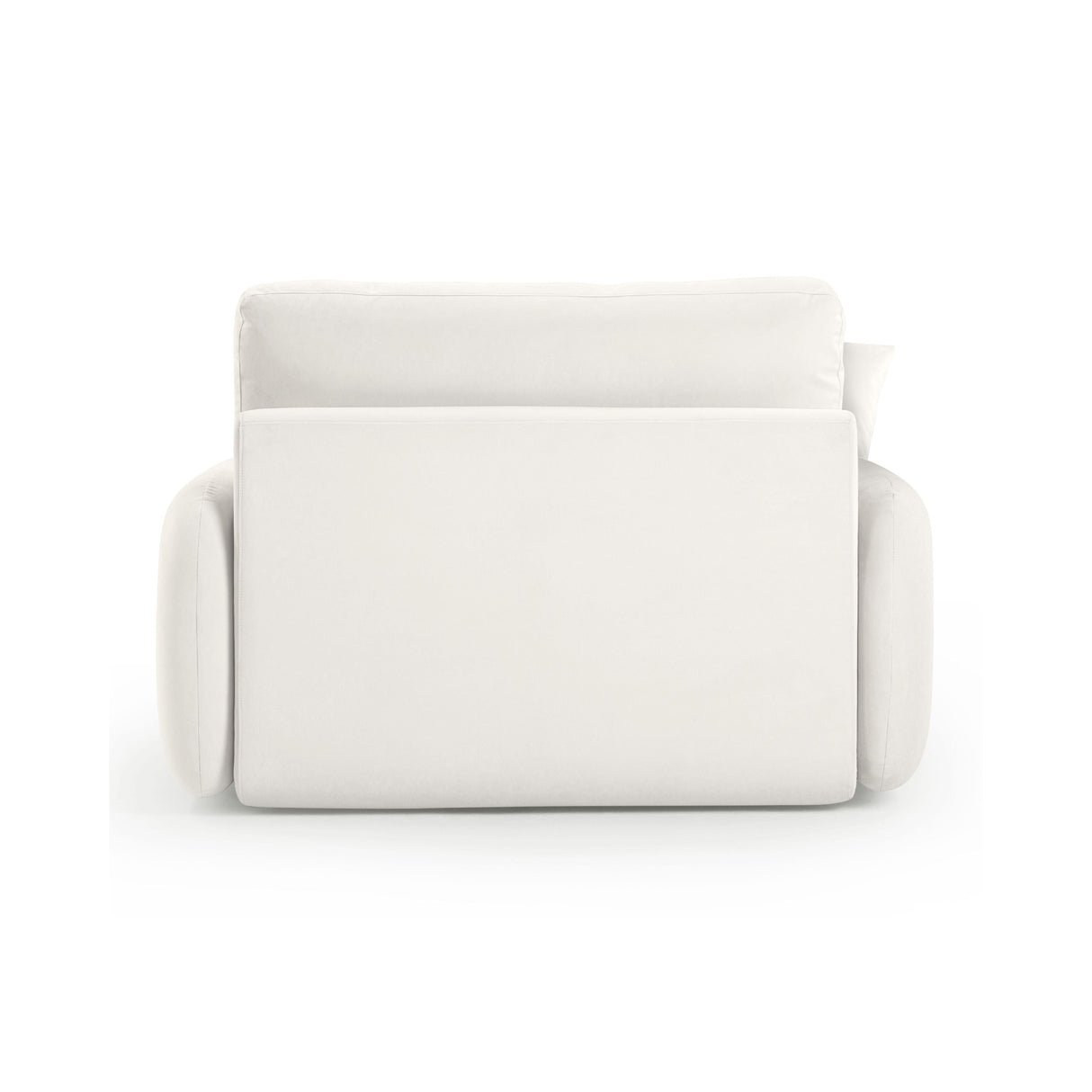 Rachelle Cream Performance Velvet Lounge Chair by TOV Furniture at Eve Furniture