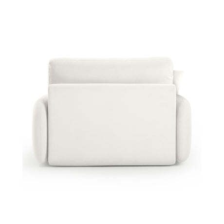 Rachelle Cream Performance Velvet Lounge Chair by TOV Furniture at Eve Furniture