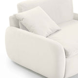 Rachelle Cream Performance Velvet Lounge Chair by TOV Furniture at Eve Furniture