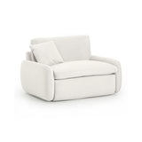 Rachelle Cream Performance Velvet Lounge Chair by TOV Furniture at Eve Furniture