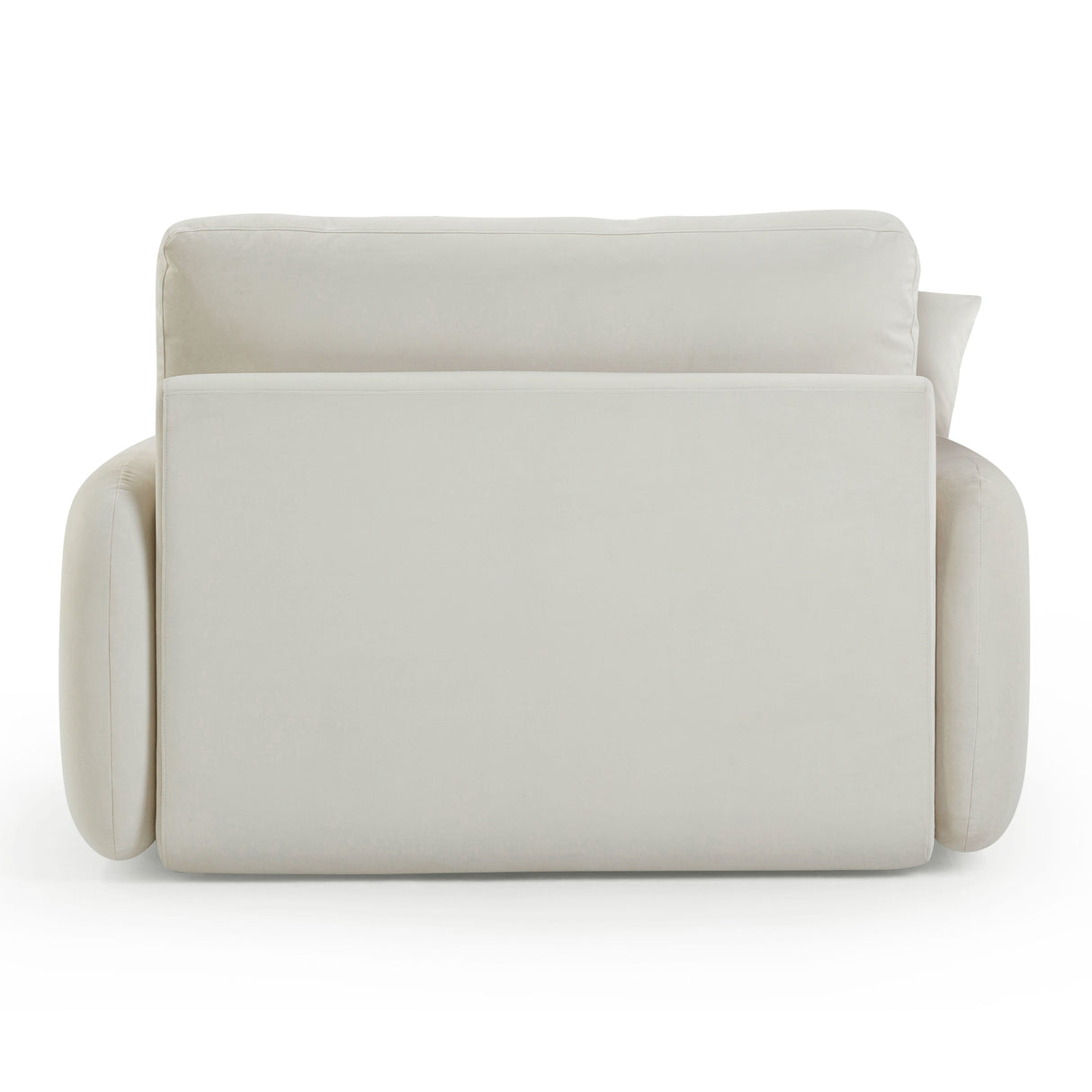 Rachelle Cream Velvet Lounge Chair by TOV Furniture at Eve Furniture