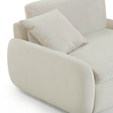 Rachelle Cream Velvet Lounge Chair by TOV Furniture at Eve Furniture