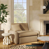Rachelle Tan Boucle Lounge Chair by TOV Furniture at Eve Furniture