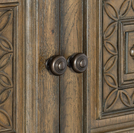 Rachelle Weathered Pecan Chest by Homelegance at Eve Furniture