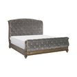 Rachelle Weathered Pecan King Bed by Homelegance at Eve Furniture
