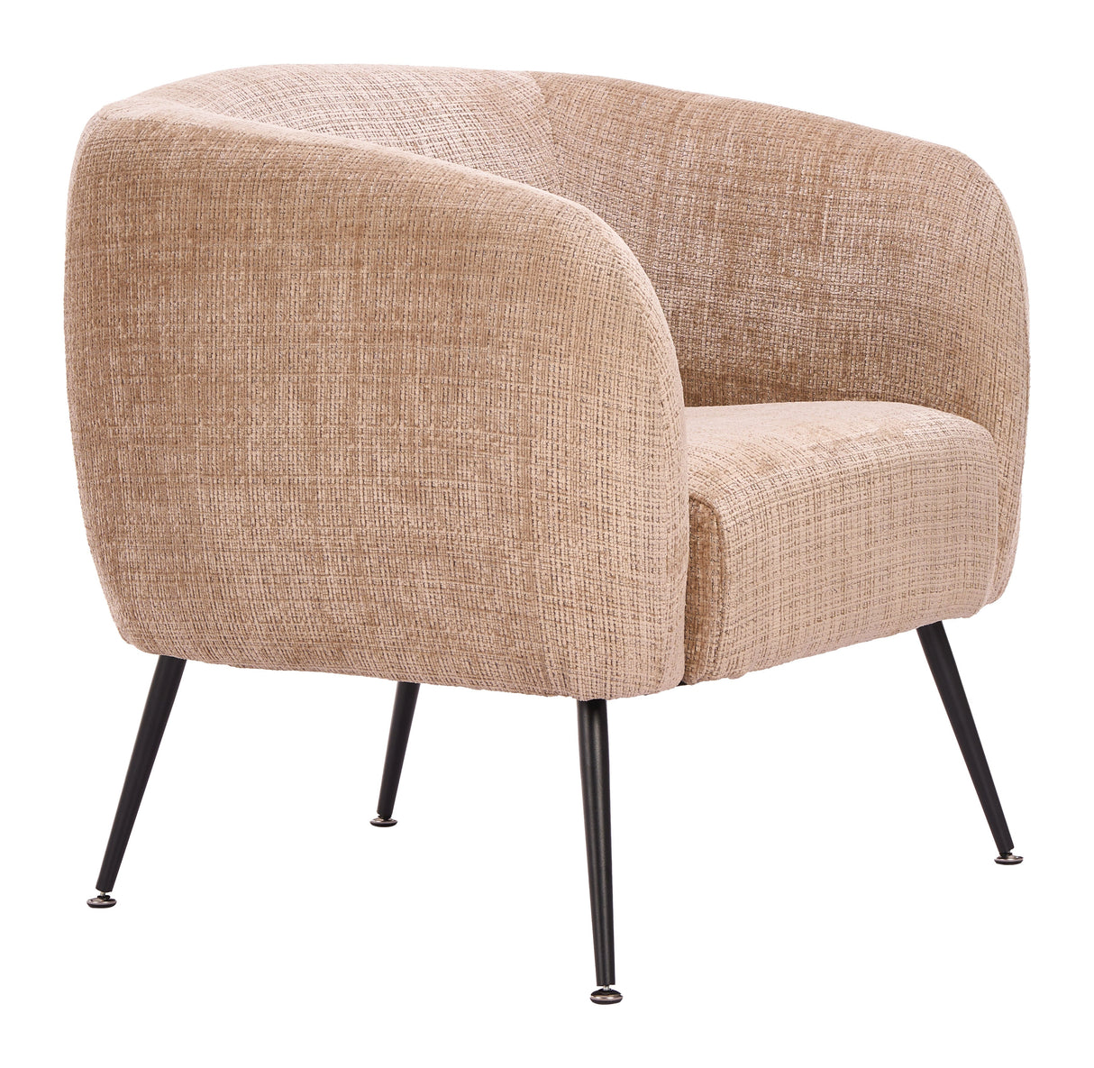 Racine Linen Beige Accent Chair by Zuomod at Eve Furniture
