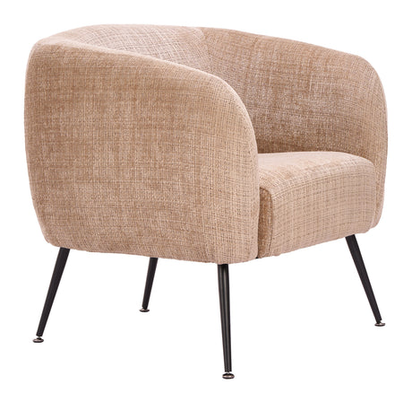 Racine Linen Beige Accent Chair by Zuomod at Eve Furniture