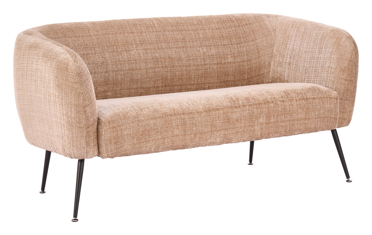 Racine Linen Beige Loveseat by Zuomod at Eve Furniture