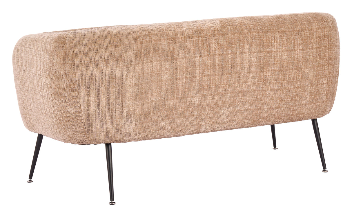 Racine Linen Beige Loveseat by Zuomod at Eve Furniture