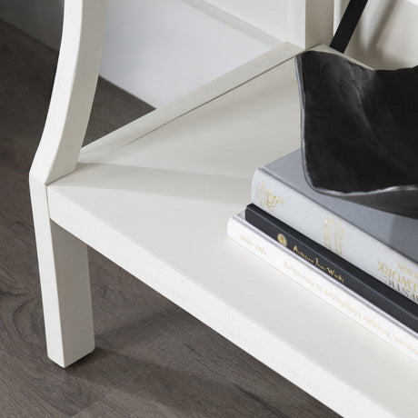 Radcliff White Etagere by Crestview at Eve Furniture