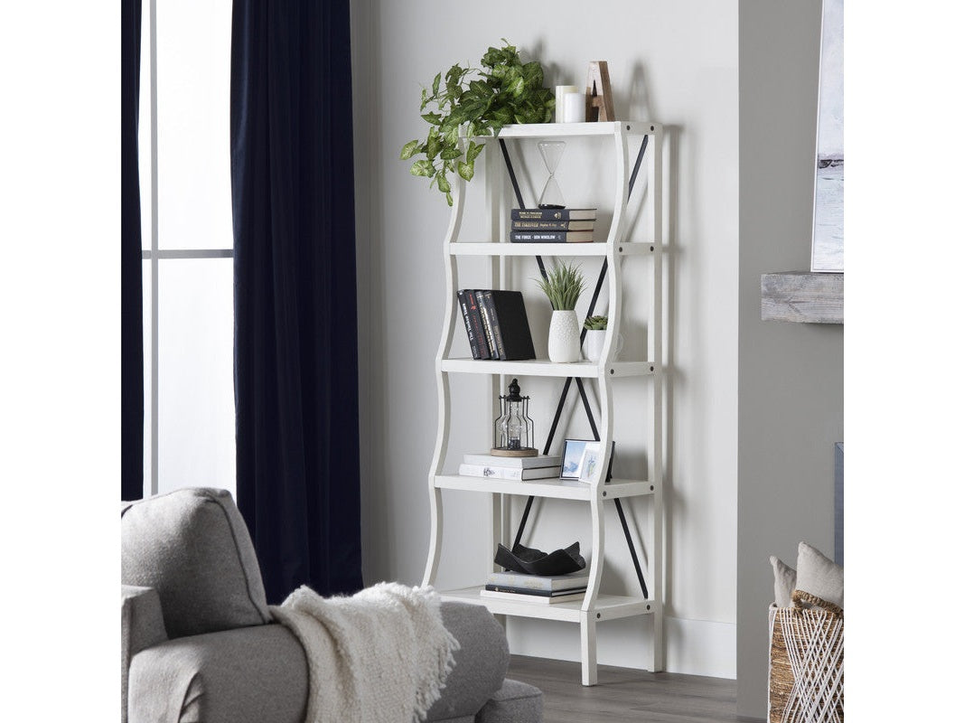 Radcliff White Etagere by Crestview at Eve Furniture