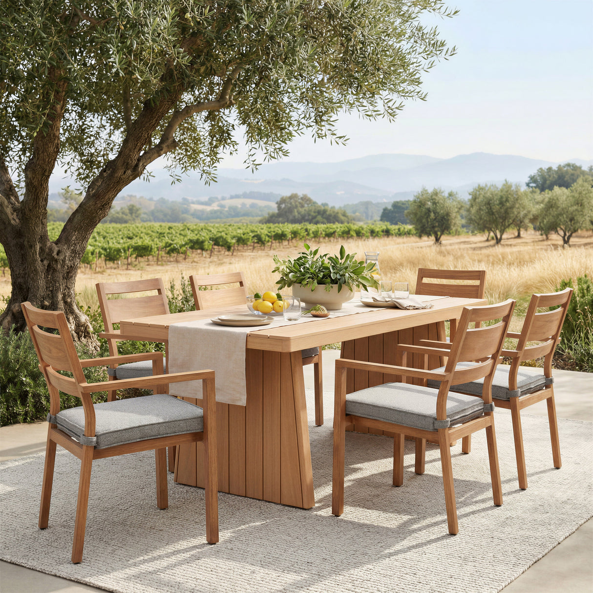 Rader Natural Outdoor Dining Chair (Set of 2) by Zuomod at Eve Furniture