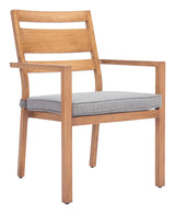 Rader Natural Outdoor Dining Chair (Set of 2) by Zuomod at Eve Furniture