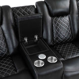 Radiant Black Power Reclining Sofa and Loveseat by Homelegance at Eve Furniture