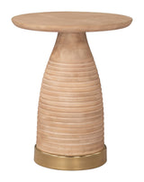 Radiant Natural Side Table by Zuomod at Eve Furniture
