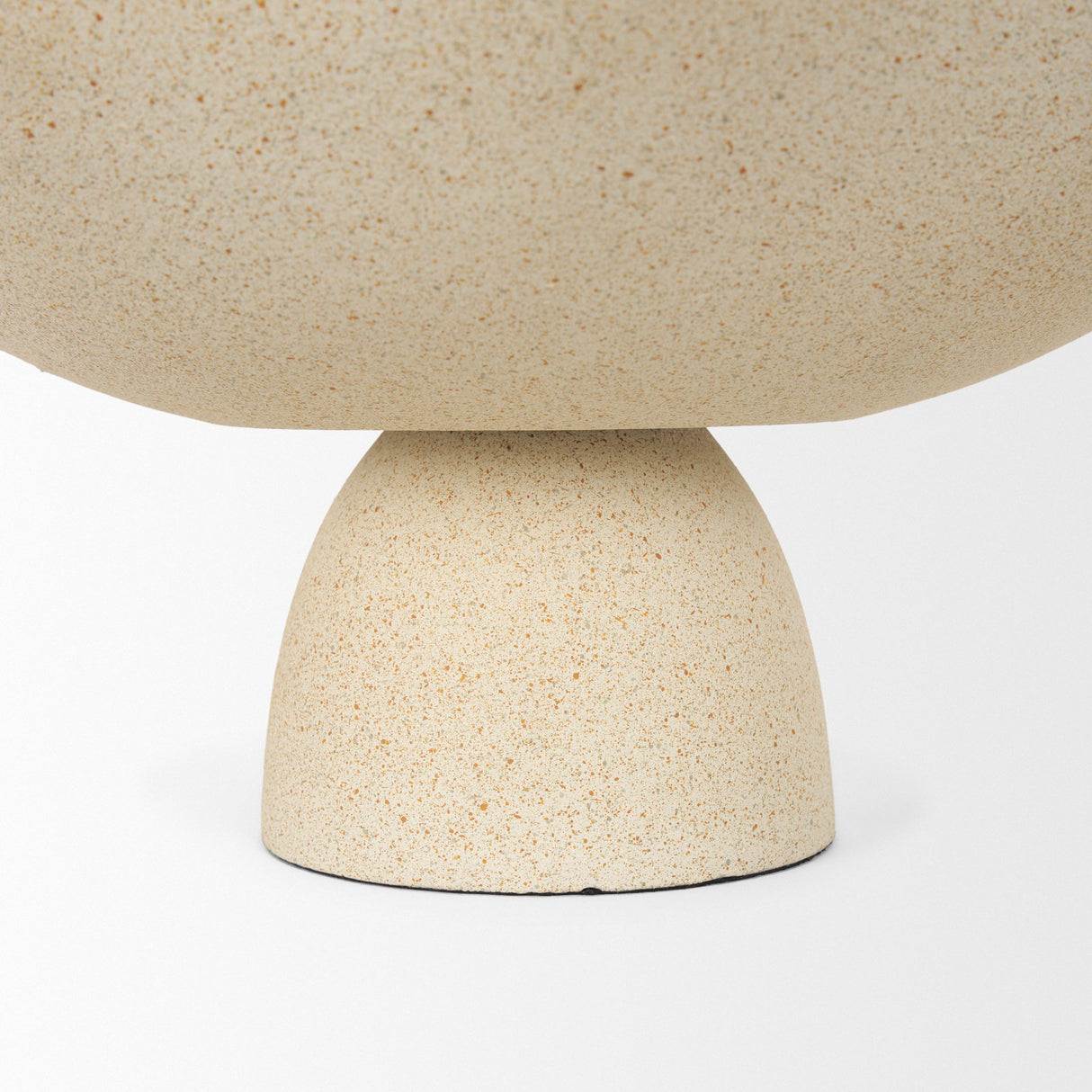 Radka Beige Textured Large Metal Decorative Bowl by Mercana at Eve Furniture