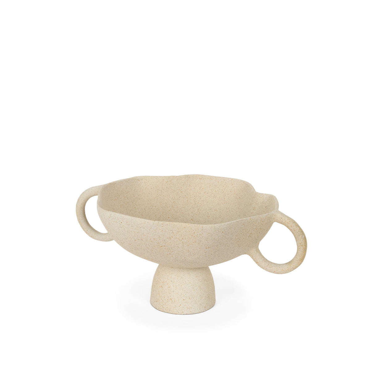 Radka Beige Textured Small Metal Decorative Bowl by Mercana at Eve Furniture