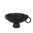 Radka Large Matte Black Metal Decorative Bowl by Mercana at Eve Furniture