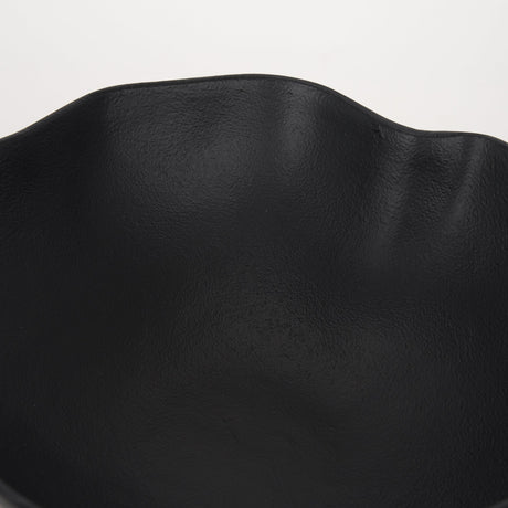 Radka Small Matte Black Metal Decorative Bowl by Mercana at Eve Furniture