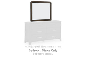 Radkin Burnished Brown Bedroom Mirror by Ashley at Eve Furniture