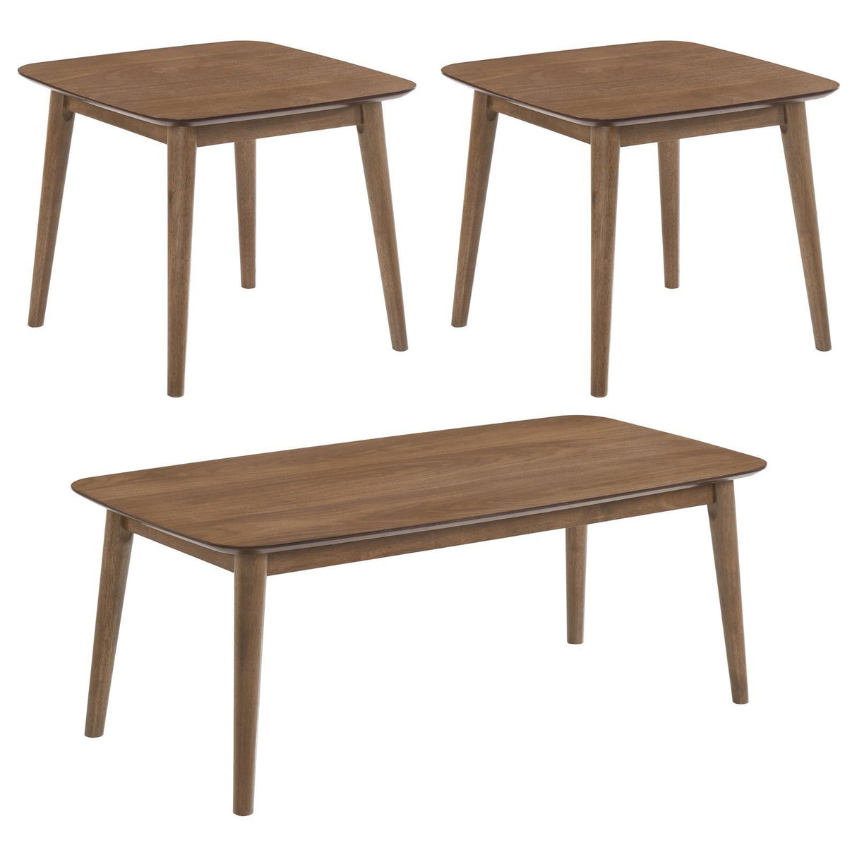 Radley Natural Walnut 3-Piece Occasional Set by Coaster at Eve Furniture