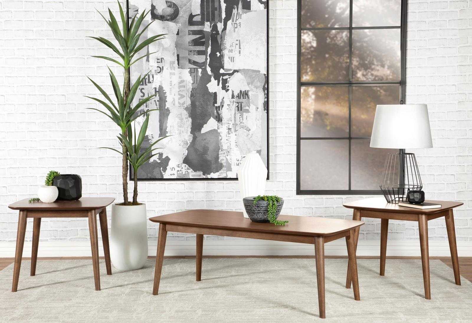 Radley Natural Walnut 3-Piece Occasional Set - Eve Furniture