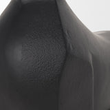 Radu Large Matte Black Metal Bull Decorative Object by Mercana at Eve Furniture