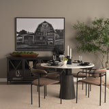 Radu Small Matte Black Metal Bull Decorative Object by Mercana at Eve Furniture