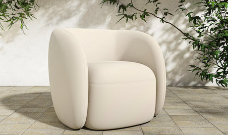 Rae Outdoor Accent Chair Cream by Moe's Home at Eve Furniture