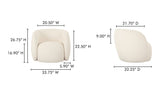 Rae Outdoor Accent Chair Cream by Moe's Home at Eve Furniture