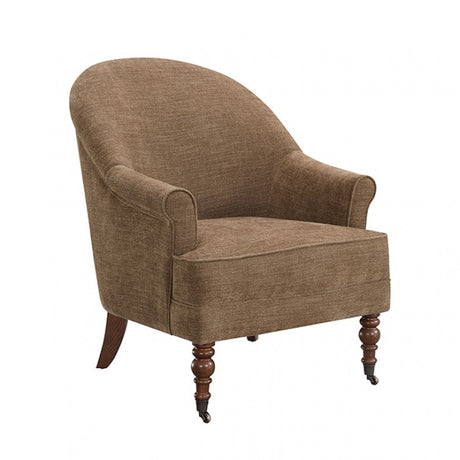 Raelyn Bison Brown / Walnut Accent Chair by Furniture of America at Eve Furniture