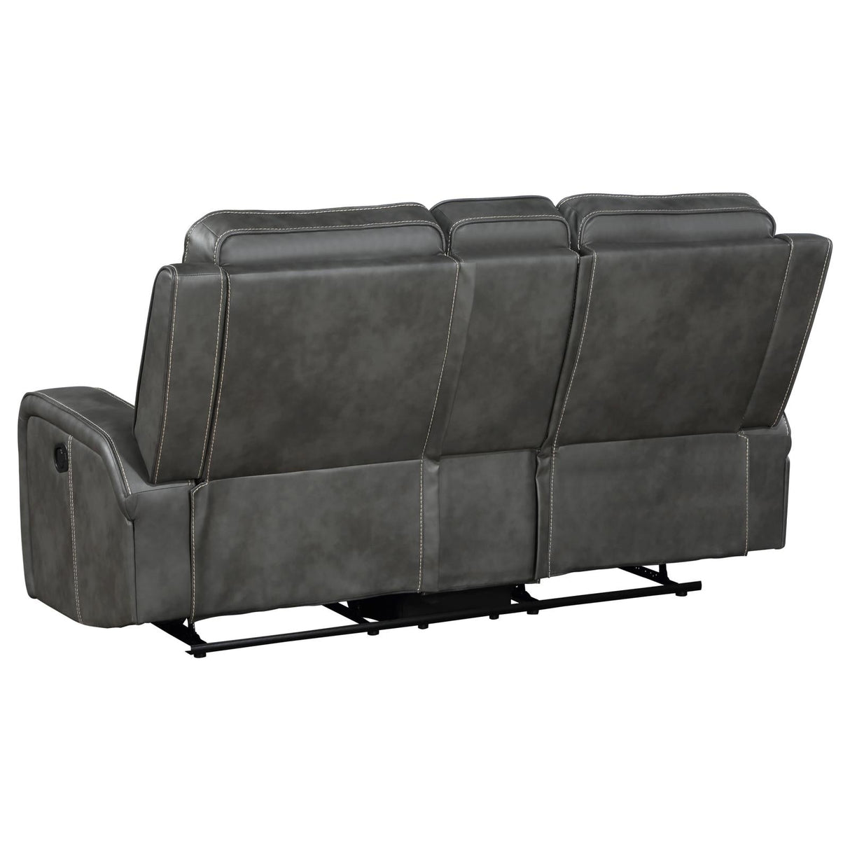 Raelynn Gray Upholstered Motion Reclining Living Room Set by Coaster at Eve Furniture