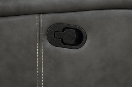 Raelynn Gray Upholstered Motion Reclining Living Room Set by Coaster at Eve Furniture