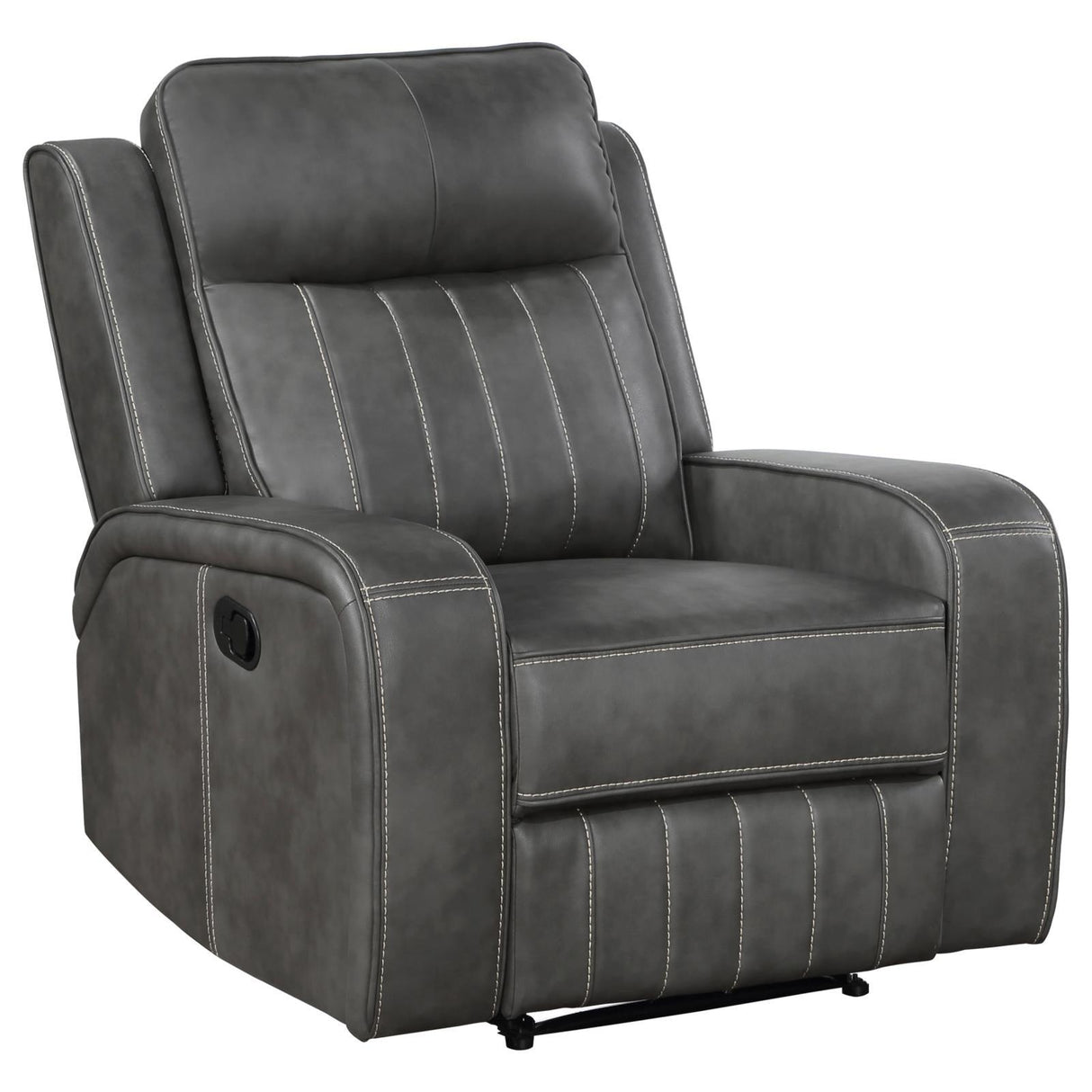 Raelynn Grey 3-Piece Upholstered Motion Reclining Sofa Set by Coaster at Eve Furniture