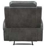 Raelynn Grey Upholstered Recliner Chair by Coaster at Eve Furniture