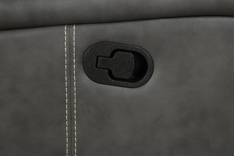 Raelynn Grey Upholstered Recliner Chair by Coaster at Eve Furniture