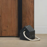 Raena Black Marble House Door Stopper by Mercana at Eve Furniture