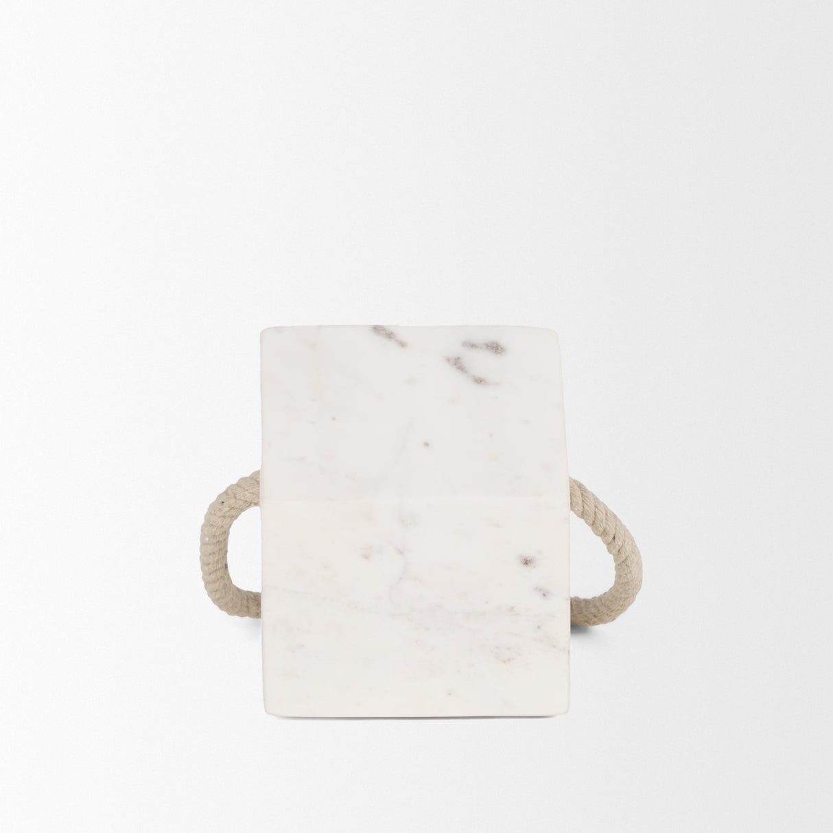 Raena White Marble House Door Stopper by Mercana at Eve Furniture