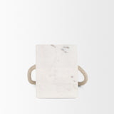 Raena White Marble House Door Stopper by Mercana at Eve Furniture