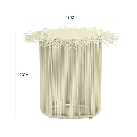 Rafa Outdoor Side Table by TOV Furniture at Eve Furniture